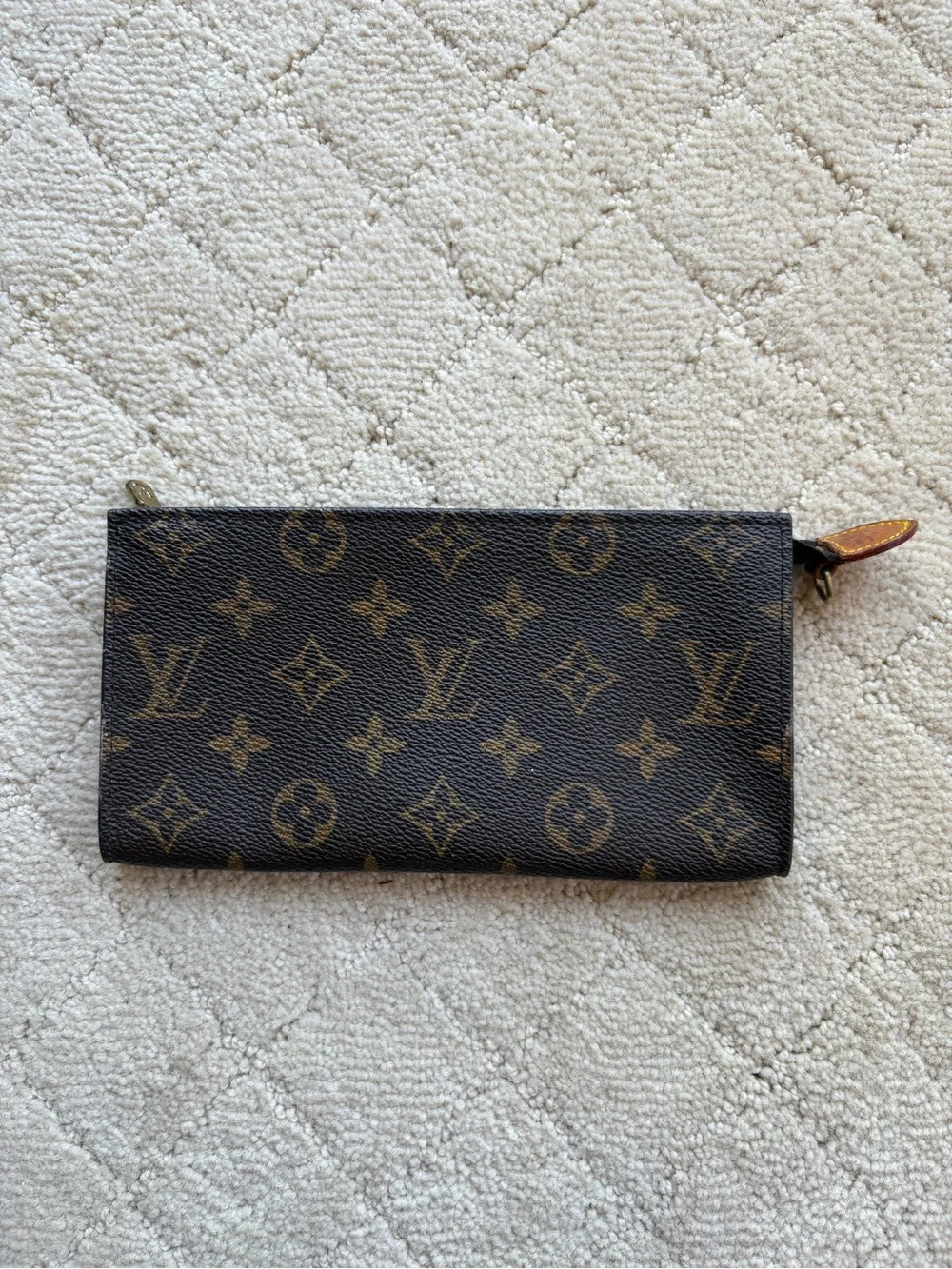 Louis Vuitton Monogram Zipper Pouch AUTHENTIC /w FAIR CONDITION Interior